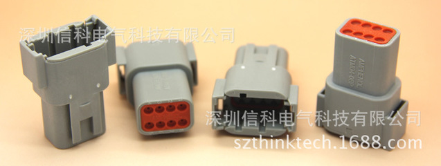 Amphenol安費(fèi)諾連接器8芯插座ATM04-08PA 可靠替代德馳DTM04-8P，深圳信科電氣科技為您服務(wù)